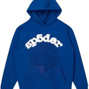 Sp5der Blue Hoodie